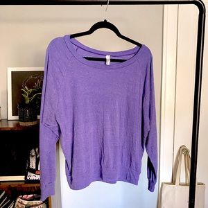 American Apparel Tri-Blend Lightweight L/S Top M
